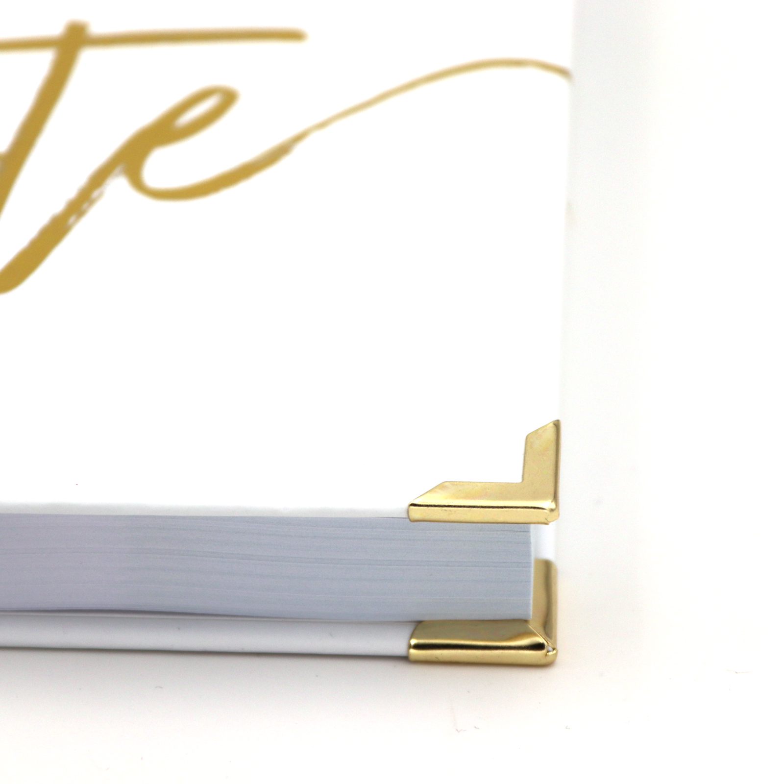 Gästebuch Hochzeit mit Fragen >Gold XL< - Hardcover + Fadenheftung - Gold Heissfolie - 200 Seiten